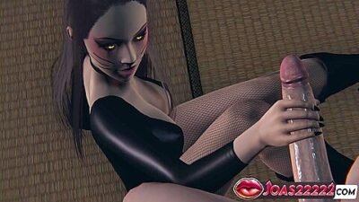 Cat Black, Black Cat And Car Toon – Halloween 3d Hentai Alluring Cosplay Girl, Handjob, Sloppy Blowjob, And Deepthroat Cumshot