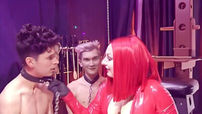 Strict Stepmom And Her 2 Newbie Sissies – Curvy Milf Arya Grander, Femdom Humiliation